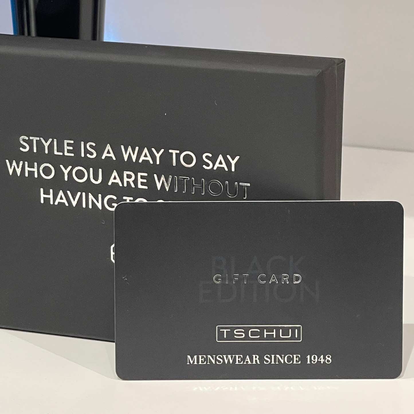 Black Gift-Card Tschui Menswear 1'000 CHF